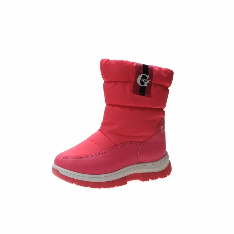 

2020 Winter Boys and Girls Snow Boots Boys and Girls Snow Boots Warm Plush Soft Bottom Children's Snow Boots
