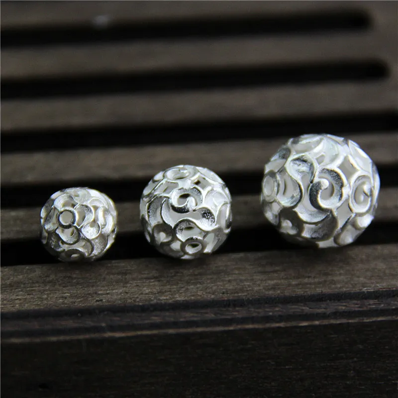 

jewelry diy element bracelet beads insulation xiangyun round pearl powder 8 of 12 mm beads