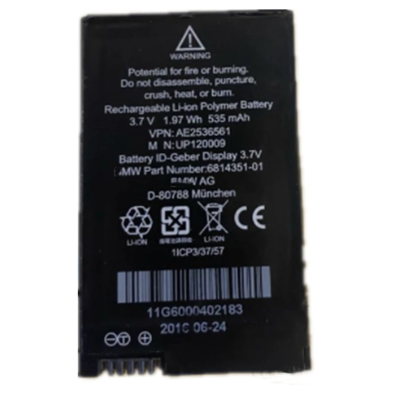 Original Mkd35up 1icp3 37 57 9442976 6814351 Lcd Bateria Chave Remota para Bmw gt X3gt57 i8 x3 x5 x6 5310le 730 740 745 760li Baterias p/ laptop - Imagem 4