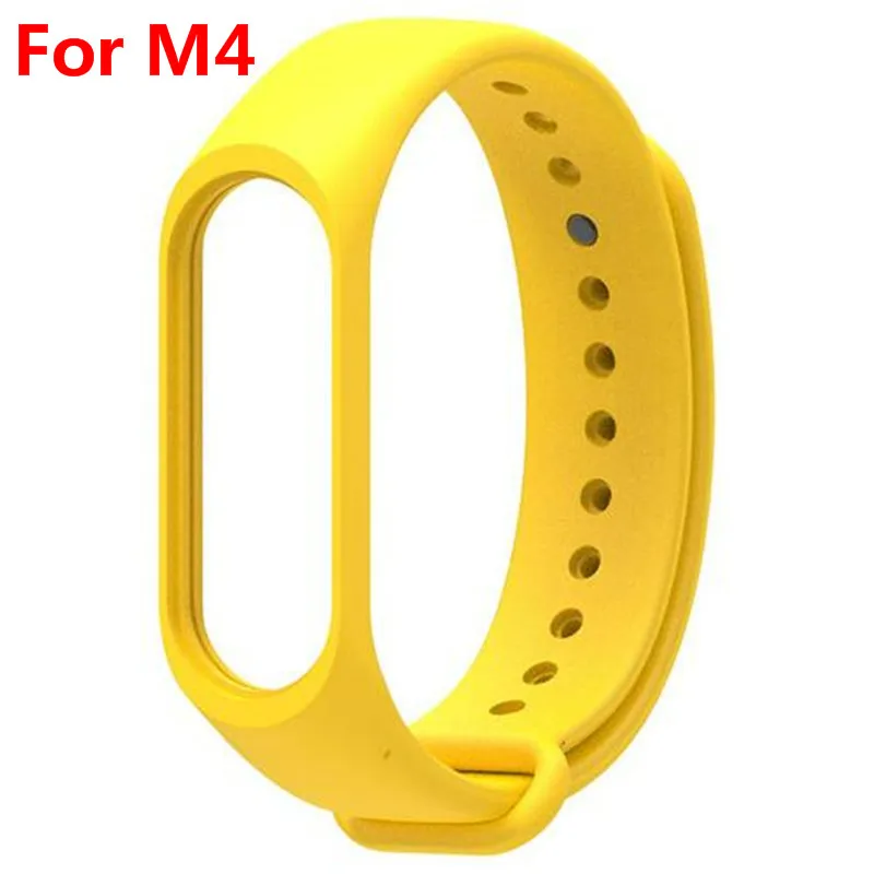 For Xiaomi Mi Band 4 Умный Браслет для xiaomi mi Band 3 4 спортивный ремешок часы силиконовый ремешок для xiaomi mi band 3 4 браслет mi band 4 3 ремешок - Цвет: For Xiaomi Mi Band 4