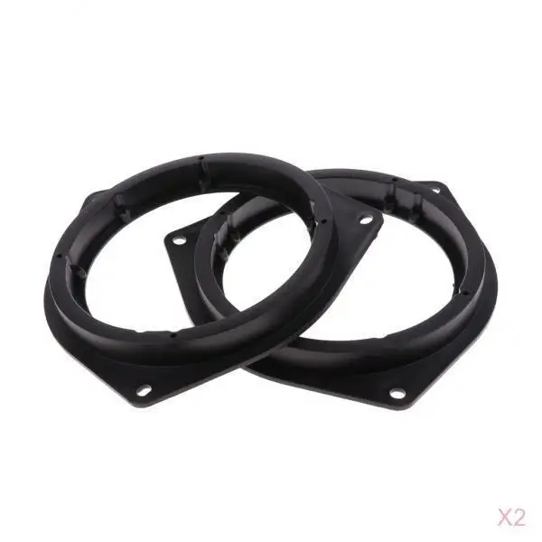 4 Pieces 6.5inch Rear Horn Speaker Spacer Rings Suitable for Toyota 05-11