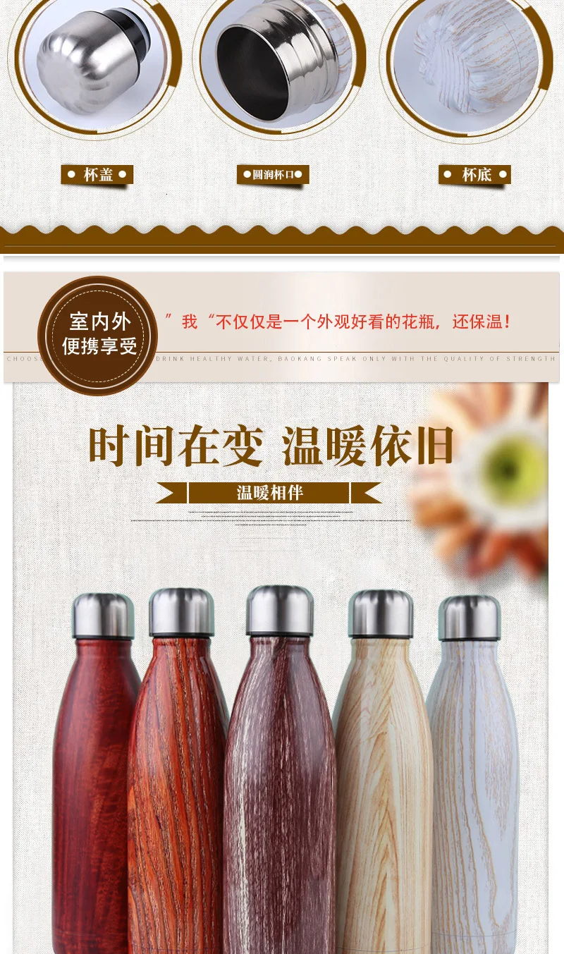 Бутылка для воды Chillys Termos Gourde Inox isolome Garrafa Termica термос с вакуумной изоляцией для спорта на открытом воздухе