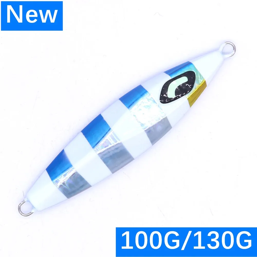 Casfun 100 г, 130 г, 1 шт., приманка для рыбалки, новинка, медленная наживка блесна, Япония, дизайн Ocea, Стингер, крыло, металлическая приманка