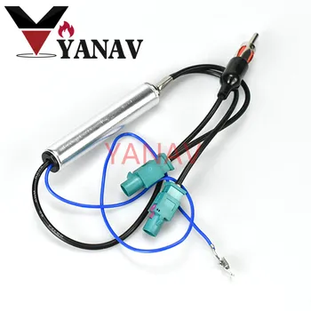 

13-009 ANTENNA ADAPTER CABLE FORVW FORAUDI FOROPEL FORSKODA FORCITROEN/SEAT with 2 x FAKPA(z)and phantom power supply (active)