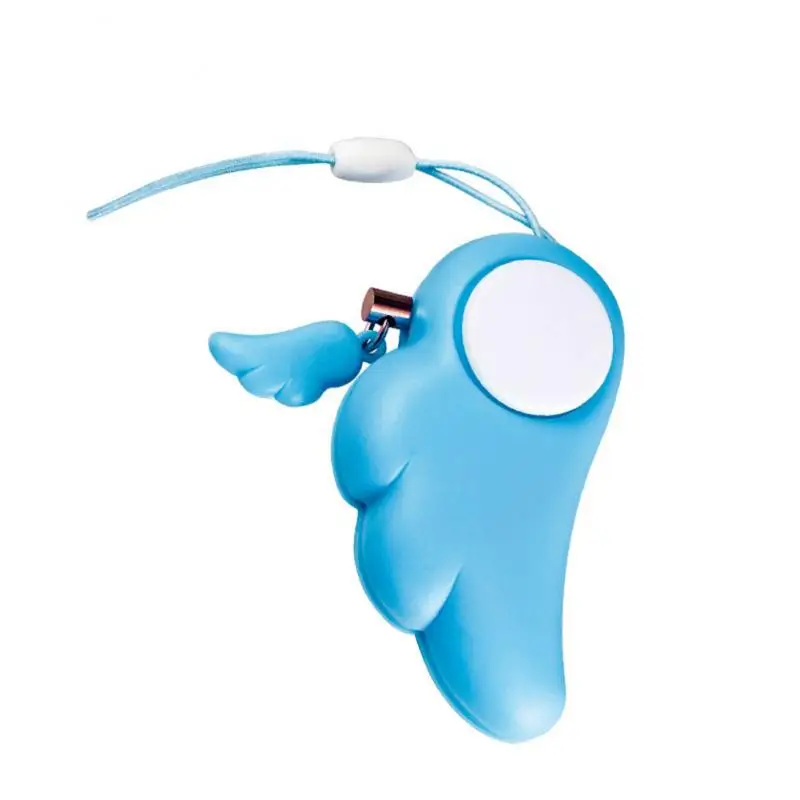 Alarma Personal de bolsillo portátil, alarma de autodefensa, cadena de llave de protección de ataque con LED para niñas y ancianos