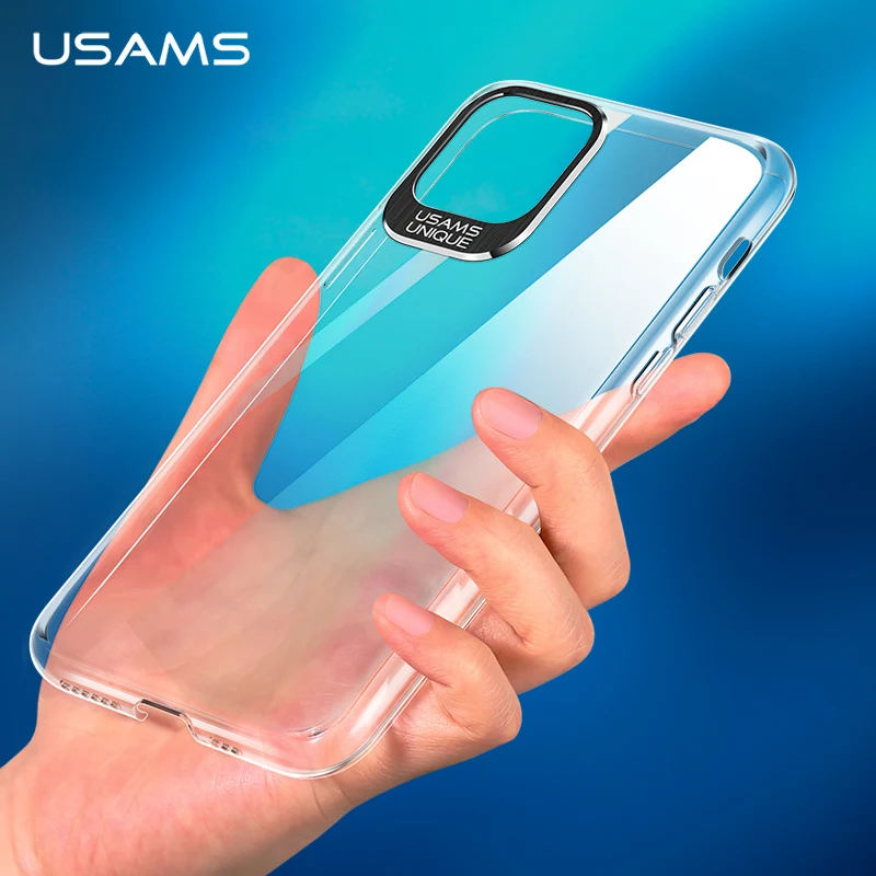 USAMS Прозрачный чехол для iPhone 11 Pro MAX Роскошный ультра прозрачный защитный |