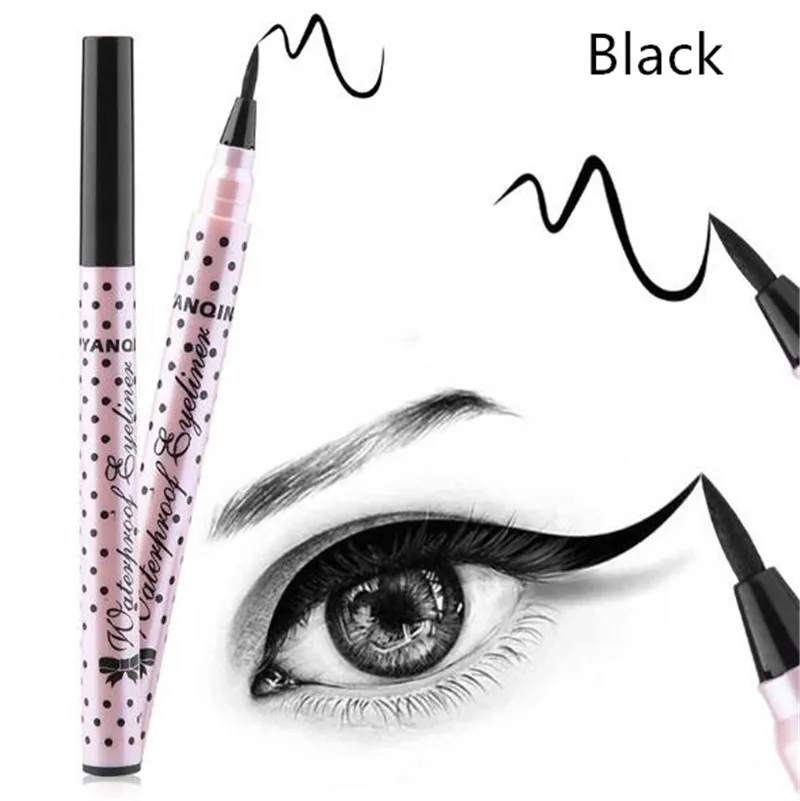 3 стиля Choose Ultimate 1 шт. черный стойкий карандаш для глаз Водостойкий карандаш для глаз водостойкая Косметическая жидкая Косметика для макияжа - Цвет: 1PCS black