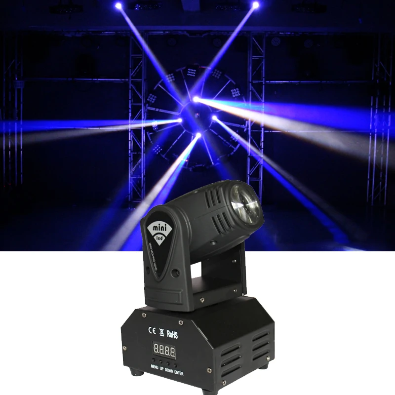 Show Time Mini Led 10w Beam Moving Head 10w Spot Wash Rgbw 4 In 1 Stage  Effect Dmx 512 Control Ktv Dj Party Lite - Stage Lighting Effect -  AliExpress