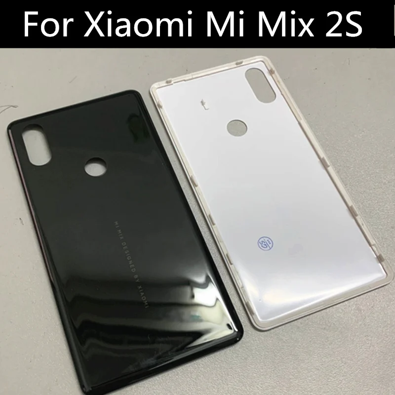 Стеклянная задняя крышка OEM для Xiaomi mi mix2s стеклянная аккумулятора xiaomi mix 2S корпуса