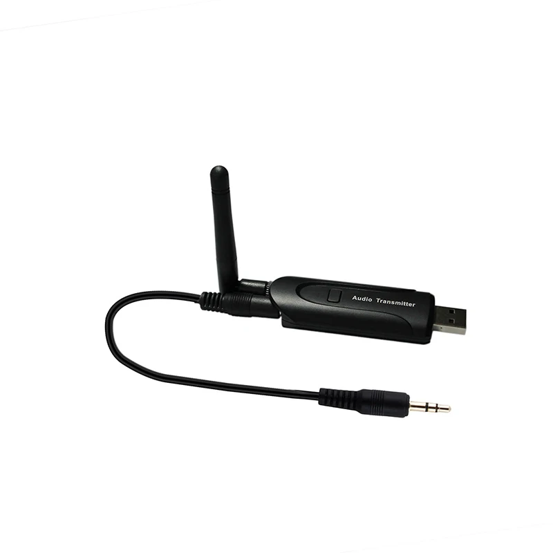 

New Bluetooth Transmitter Stereo Audio Music Adapter Wireless Bluetooth Converter For TV Phone PC Y1X2 Stable Signal Transmitter