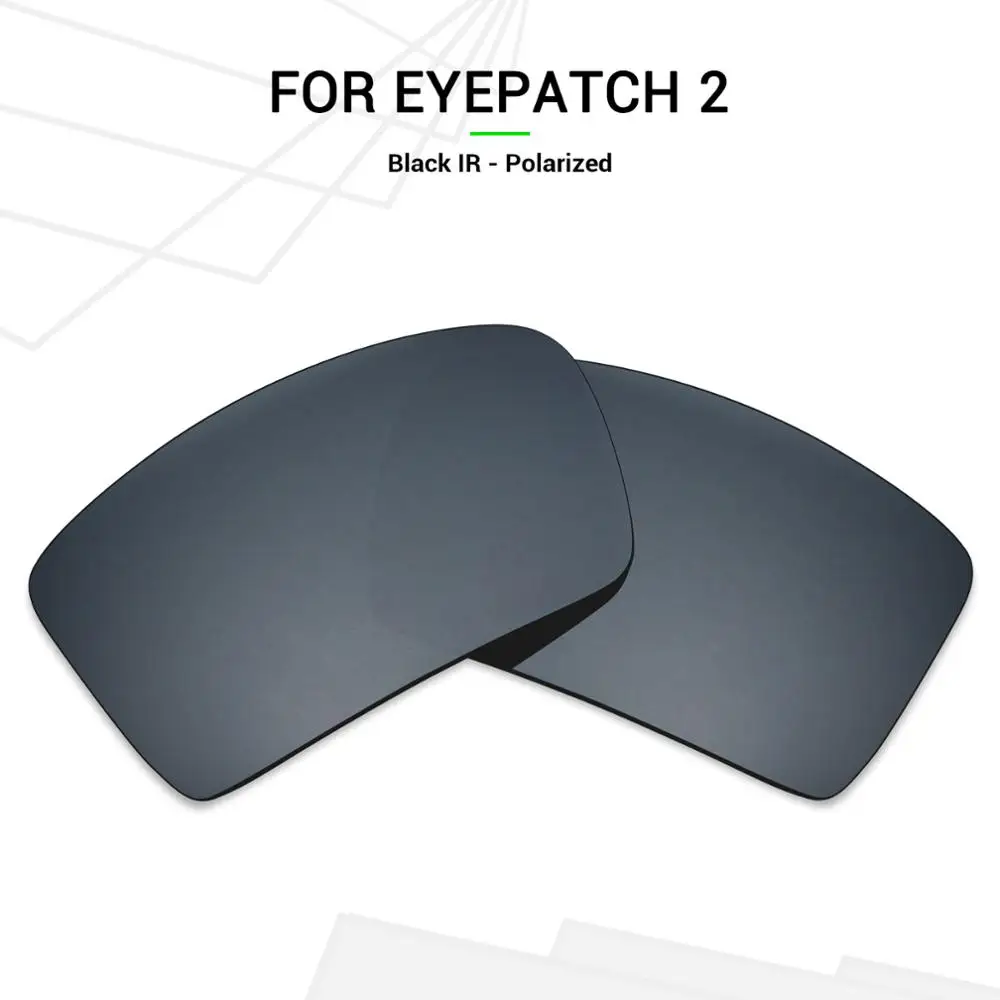 Mryok поляризованные Сменные линзы для солнцезащитных очков Оукли Eyepatch 2 черный IR