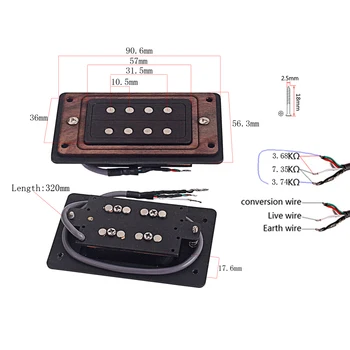 

4-String Alnico 5 For Cigar Box Guitar Electric Ukulele Accessory