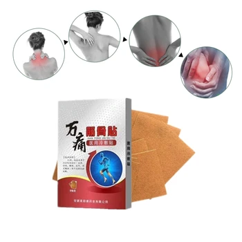 

IMAGES 8Pcs Plateau Folium Eucommiae Plaster Hot Muscle Fatigue Neck Backache Shoulder Joint Stop Pain Massage Essential Oils