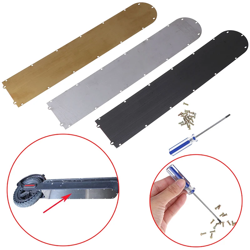 Quality Electric Scooter Bottom Battery Cover Anti-Skid Plate Guard Plate Stainless Steel Scooter Bottom For M365 Scooter