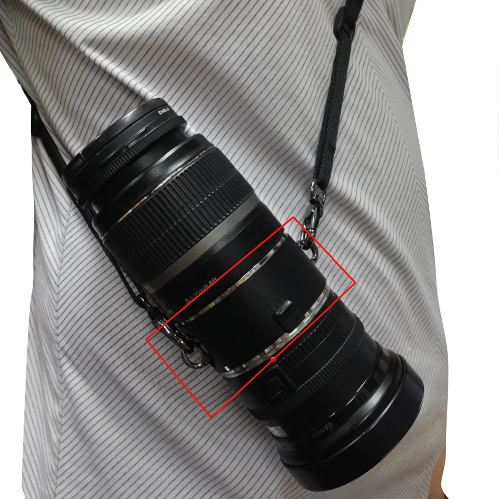 Lens Holder Equipment Stand-by Helper Flipper Fast Portable Ring Tool With Strap Double Quick Changing Durable For Canon DSLR