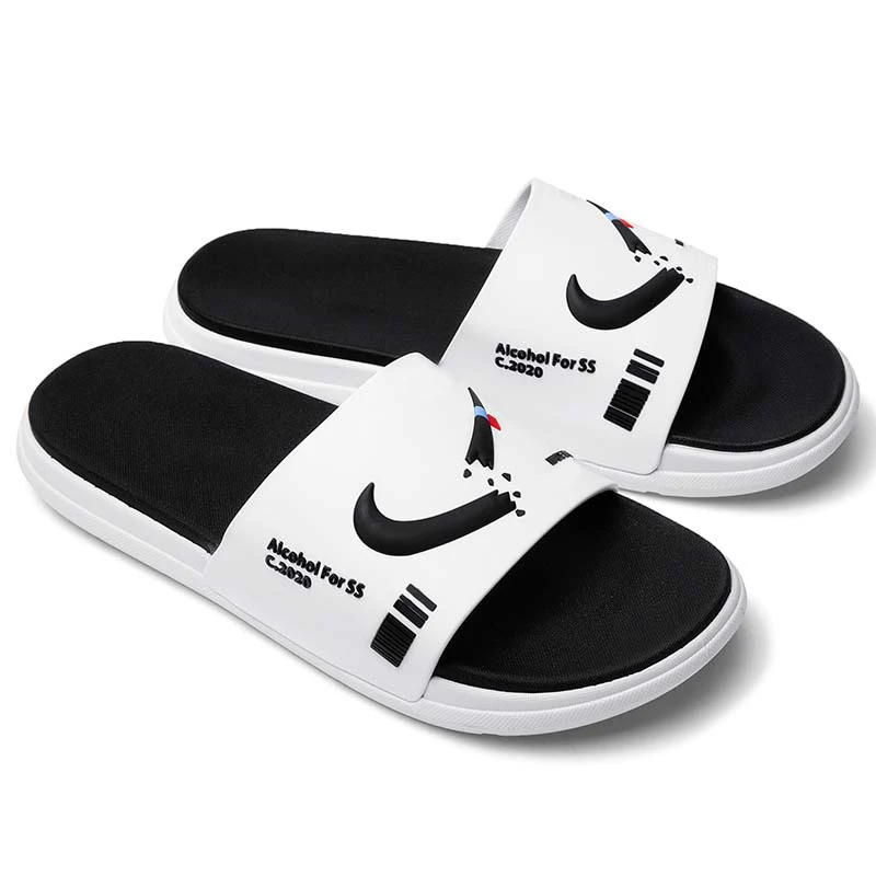 EVA Men Slider Slippers Fashion Casual Shoes Non-slip Slides Bathroom Summer Sandals Soft Sole Flip Flops Men