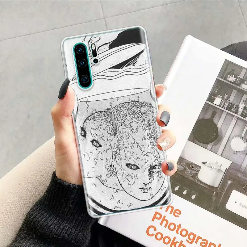 Чехол Junji Ito для тройников с ужасом для huawei P20 P30 P Smart Z Plus P10 mate 30 10 20 Lite Pro силиконовый чехол для телефона