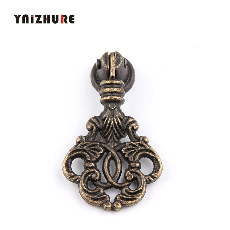 

1PCS 53mm Antique Bronze Alloy Cabinet Wardrobe Drawer Closet Pull Handle Knobs and Pulls for Cabinets Single Hole Door Knob