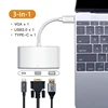 CABLETIME USB C Hub to HDMI VGA 4K Type C to HDMI USB 3.0 Adapter USB C Converter for Huawei matebook X 13 Macbook pro air C207 ► Photo 2/5