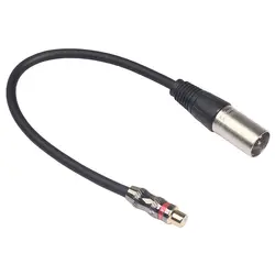 3 Pin Xlr штекер для Rca Женский Аудио Композитный кабель-адаптер для микро-телефона усилитель