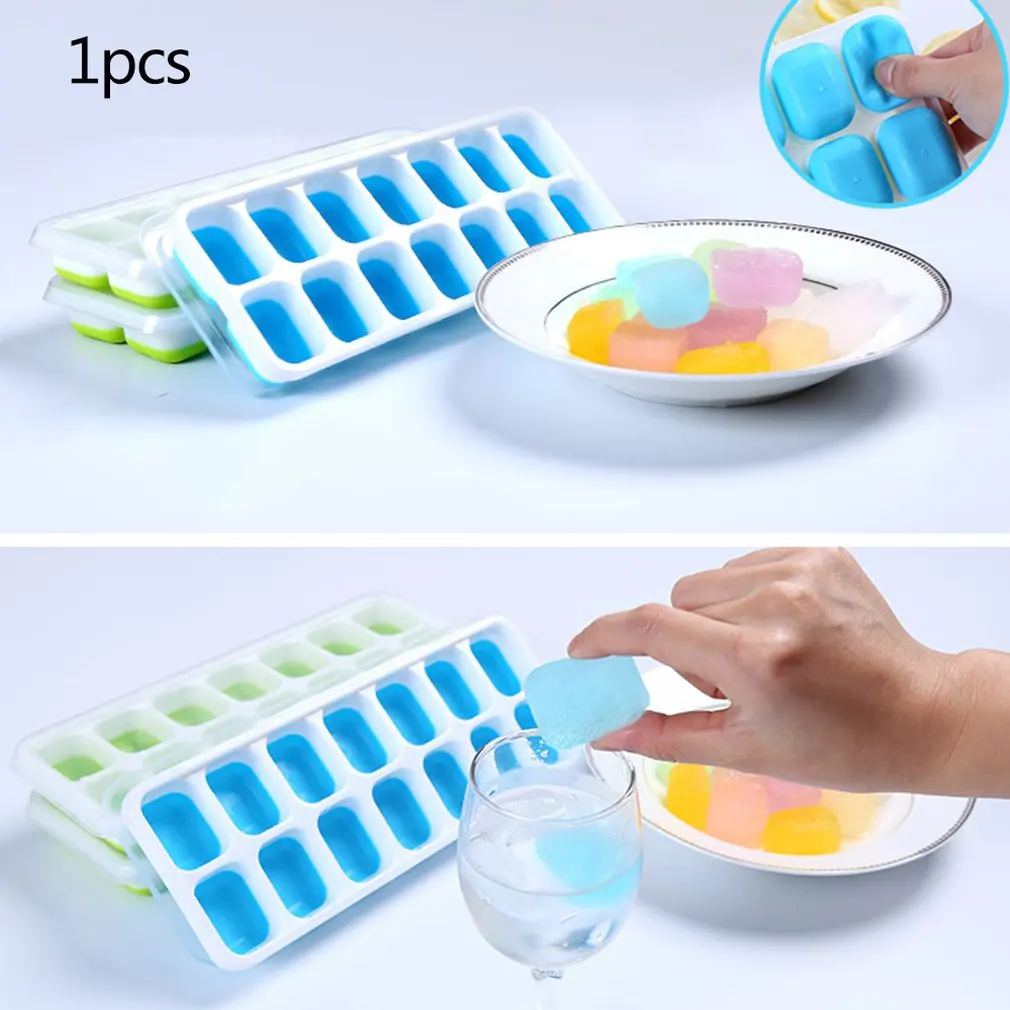 Ice Cube Tray Silicone Ice Cube Tray Ice Tray Container With Lid Ice Tray Keep Cool Creative Ice Cube