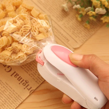 

Portable Bag Clips Handheld Mini Heat Sealer Bag Storage Packet Sealing Machine Handy Sealers for Food Snack Save Kitchen Gadget