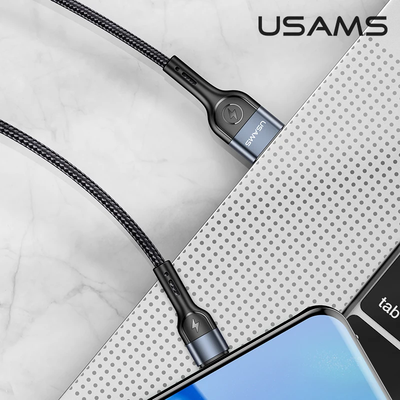 USAMS Type C зарядный кабель для телефона Usb Huawei Mate 30 P30 P20 Xiaomi Samsung Galaxy c передачи