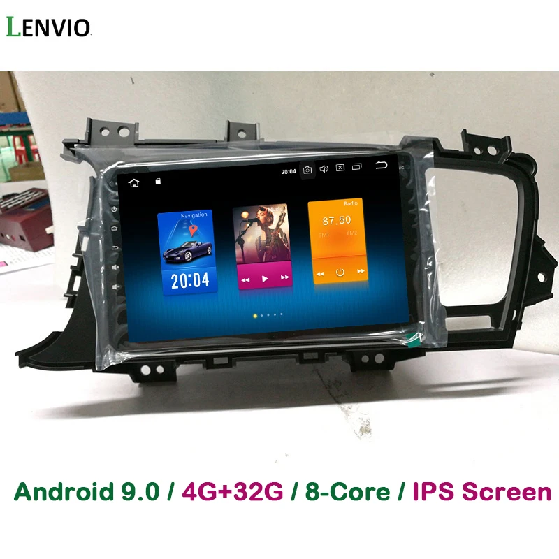 Lenvio ram 4G+ 32G Восьмиядерный Android 9,0 автомобильный dvd-плеер для KIA Optima K5 2011 2012 2013 радио gps навигация Мультимедиа BT ips