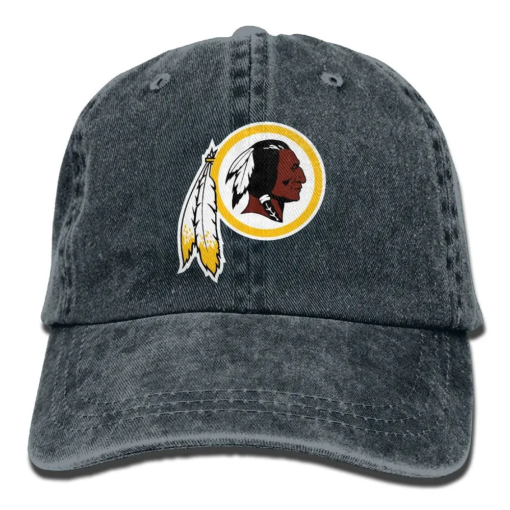 Крутой Индеец перья Джинсовая Шляпа Регулируемая Женская мытая бейсболка