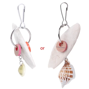

New Arrivals Birds Parrots Chewing Toys Bite Training Hanging Cage With Cuttlefish Bone Shell Birds Supplies
