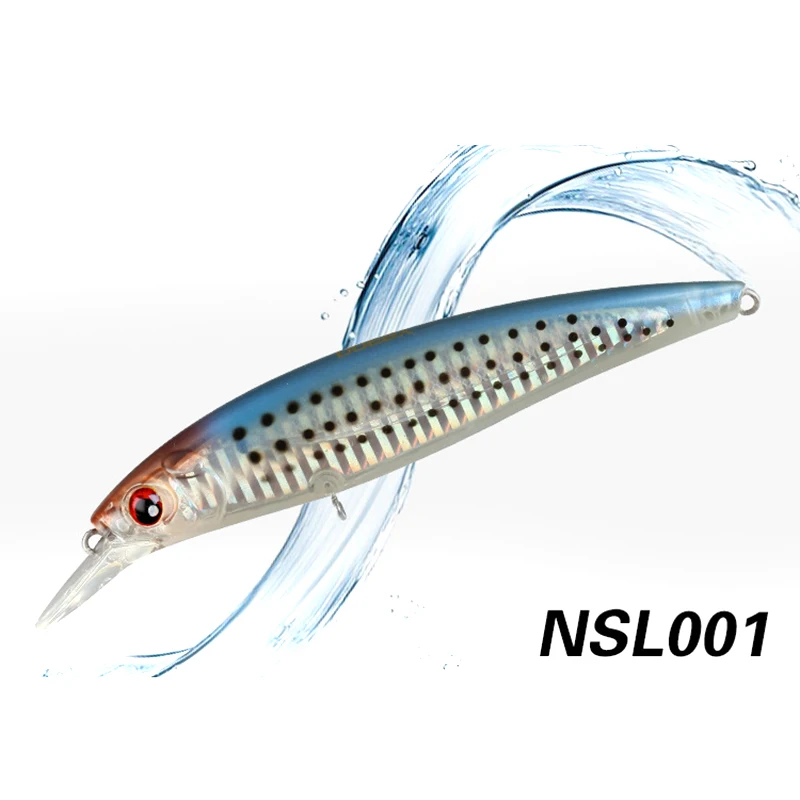 nsl001 Рыболовные приманки, пластиковые реалистичные поддельные приманки, подходят для океанской рыбалки, лодки, озера, реки, SEC88 - Цвет: nsl001