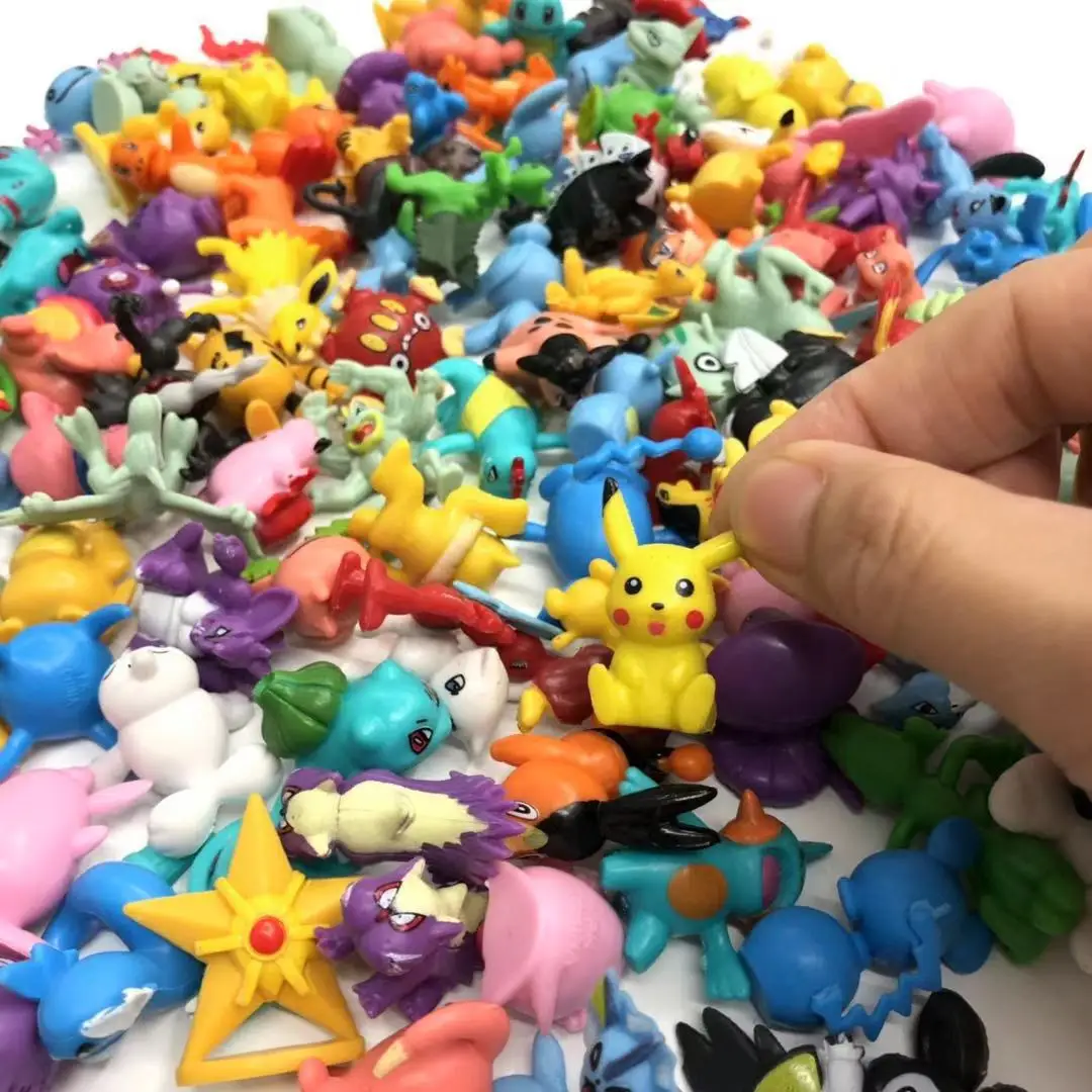 TAKARA TOMY-конструктор с фигурками из м/ф “Покемон” 144 разных стилей 24 шт./упак. новых кукол-трансформаторы приобретаемые форму игрушки для Carta Покемон коллекционные куклы