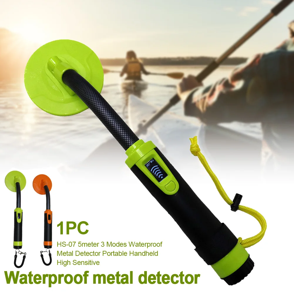 

HS-07 5meter Waterproof Metal Detector Ground LED Indicator Tool High Sensitive Smart Portable Handheld Outdoor Measurement
