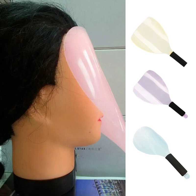1Pcs Pro Hair Salon Hair Cutting Dust Water Hairspray Protect Plastic Face Mask Shield Face Protector Mask Hair Styling Tools