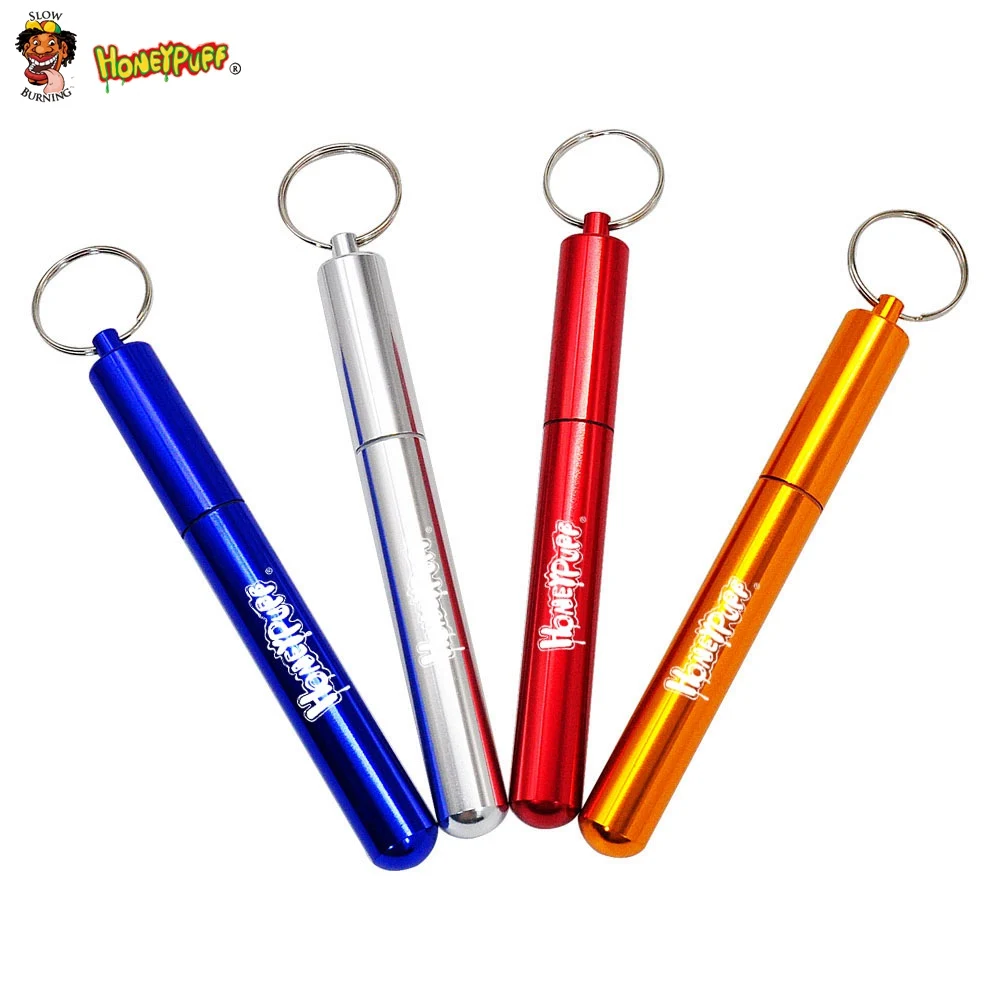 HONEYPUFF Airtight Smell Proof Container 8ML Portable Keychain Aluminum