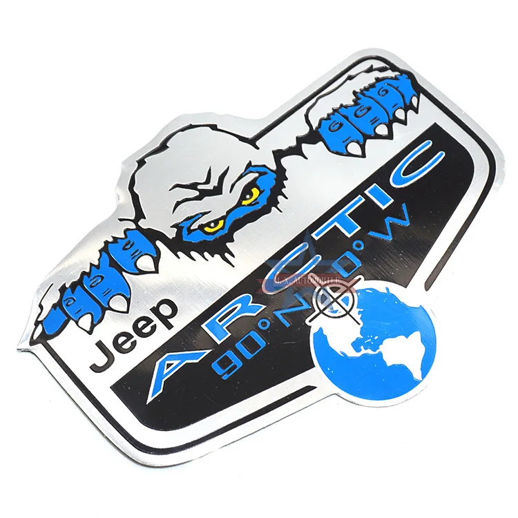 Yeti подходит для Jeep джип Wrangler Компас бесплатно; мужские теплые Стандартный крутой металлический Полар-флиса автомобильные брелки с логотипом