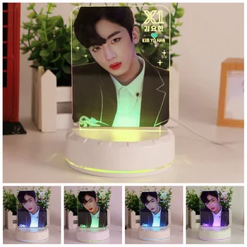 

X1 Members Kawaii Standing Action Figure Acrylic Stand Table Desk Lamp Board Fans Collection Stationery Set