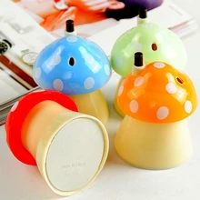Guoshang Automatic Toothpick Box Lovely Mushroom Home Holder Box Plastic Toothpick Dispenser Pop-up Toothpick Can Container for Home Office Cafe Restaurant Decoration