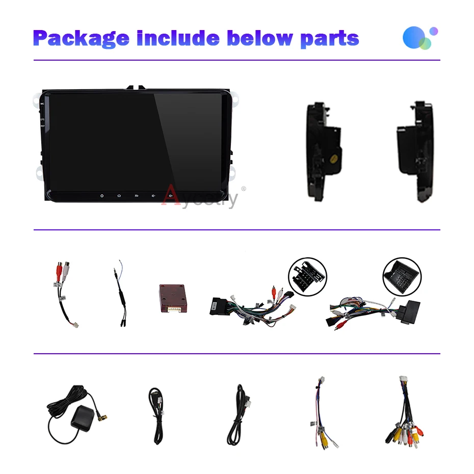 Android 10 для VW jetta polo tiguan Skoda Octavia golf 5 6 touran passat B6 B7 Авто Радио Навигация gps DSP ips без DVD плеера