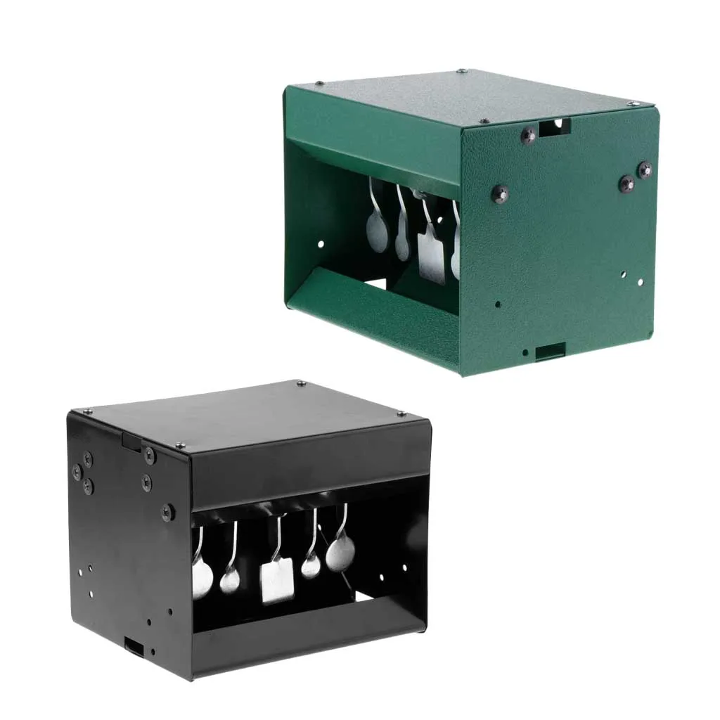 High Sensitive Spinning Self Resetting Target with Pellet Trap for Outdoor Shooting Training