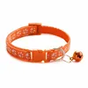 Orange cat collar