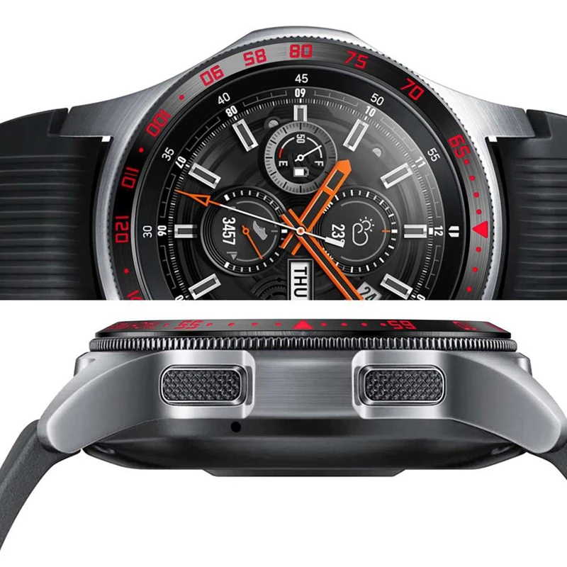 Ободок для samsung Galaxy Watch чехол gear S3 Frontier/классическая спортивная клейкая крышка ремешок аксессуары
