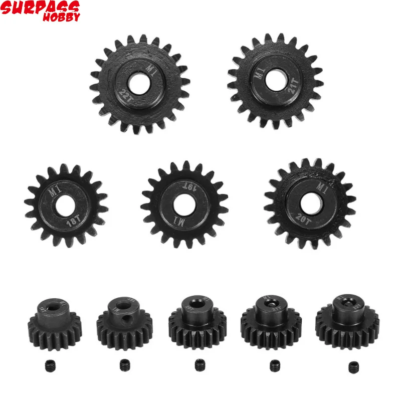 

5 шт./лот SURPASSHOBBY M1 5 мм 11T-15T/15T-19T/18T-22T Шестеренчатый двигатель для радиоуправляемого автомобиля монстр-ТРАКА 1/8
