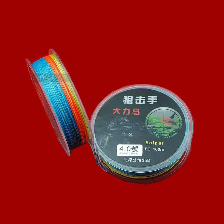 

Sniper Fishing Line Dyneema PE Line Fishing Large Tension Mainline 8 Series Wiring 100 M