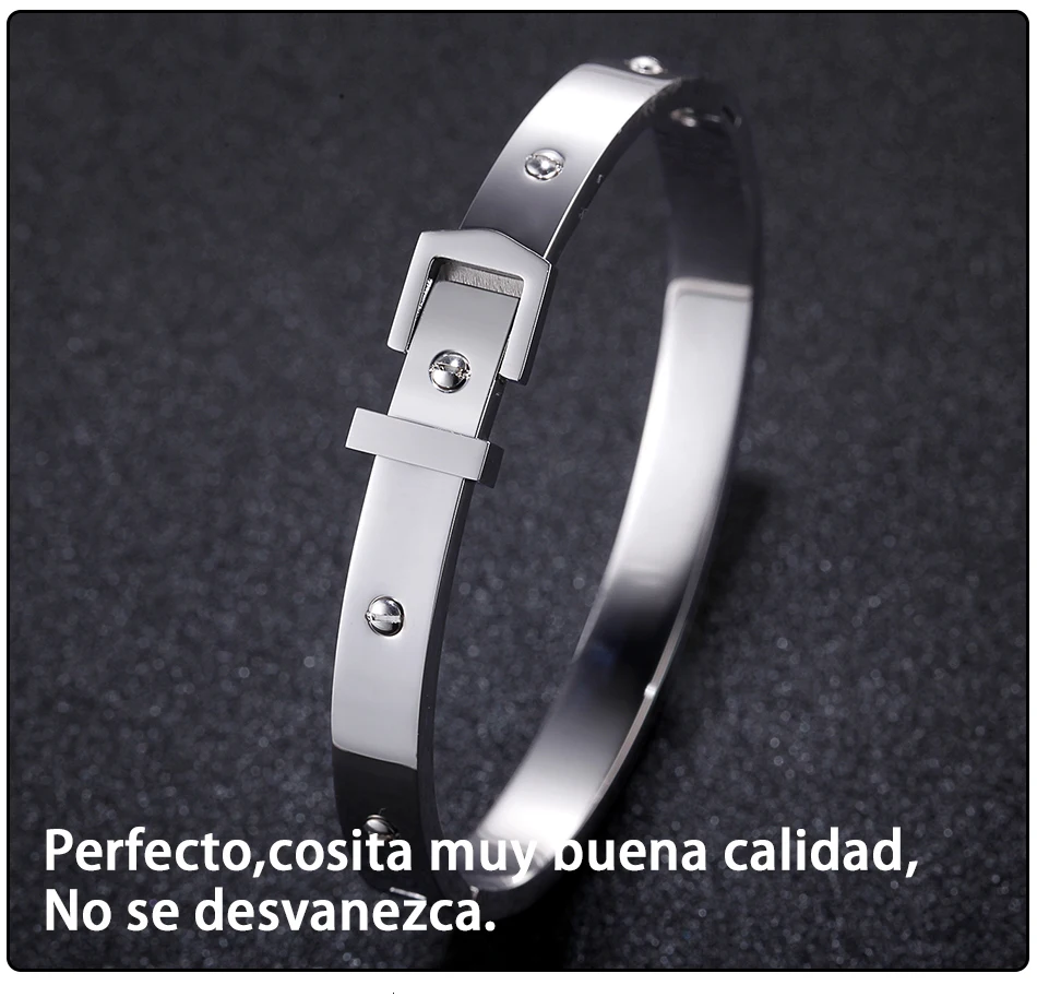 Bangles Bracelet Stainless Steel Femme (8)