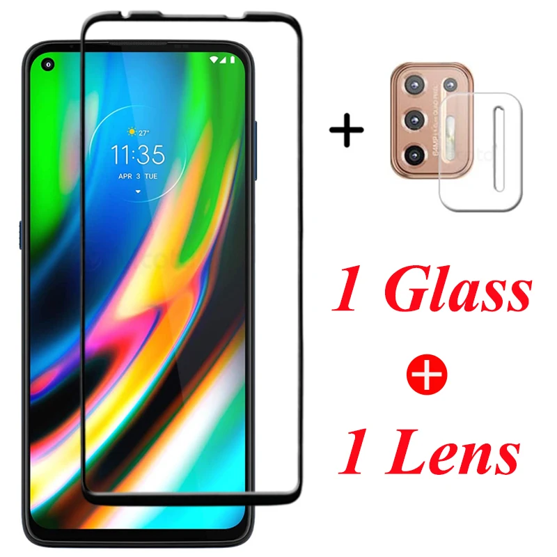 Закаленное стекло 2 в 1 для Moto G9 Plus G8 Play G7 Power E7 Защитная пленка экрана камеры G10 G20 G30