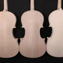 3 шт. 4/4 корпус Скрипки ручной работы хорошее пламя клен задняя русская ель Топ