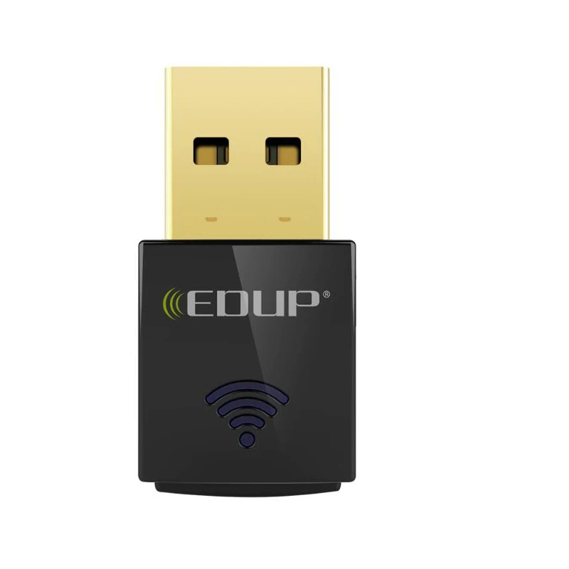 Черный 802.11AC USB Wifi адаптер 600 Мбит/с беспроводной Wi fi 5 ГГц адаптер USB Ethernet PC сетевая карта USB LAN Wifi ключ Wifi приемник - Цвет: Черный