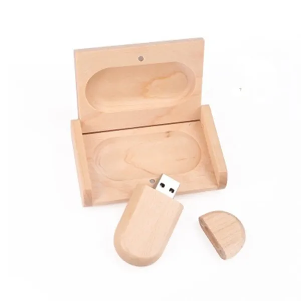 Maple with box ESHANMU(более 10 шт. бесплатный логотип) деревянный usb флэш-накопитель Флешка 4 ГБ 8 ГБ 16 ГБ 32 ГБ карта памяти фотографии подарки - Цвет: Maple with box