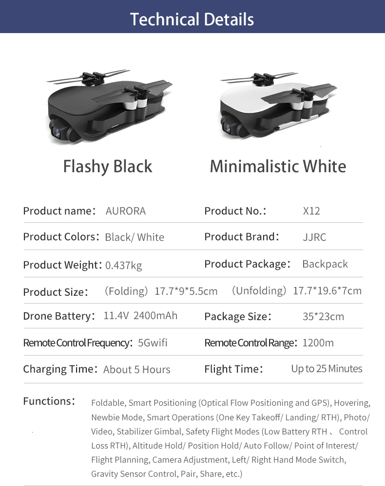 RC gps Дрон jjrc X12 Квадрокоптер Дроны с 5G 1080P камера HD оптический поток бесщеточный Дрон 25 минут Fly Time стабилизирующая подвеска
